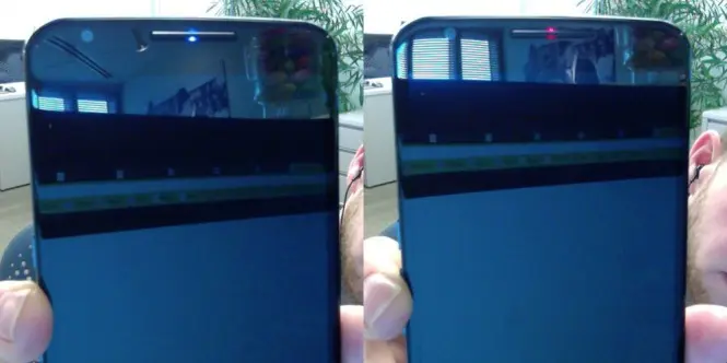 El Nexus 6 cuenta con un LED para notificaciones detrás del auricular.