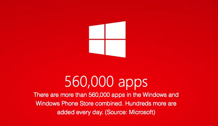 560 000 apps