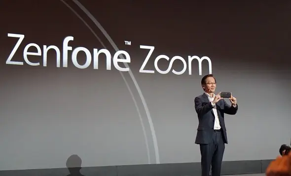 El Asus ZenFone Zoom fue presentado hoy durante el CES 2015 en Las Vegas.
