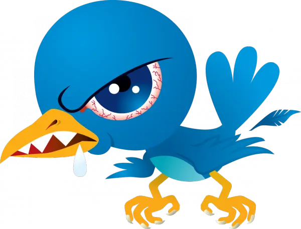 Escribir enojado en Twitter es malo para la salud