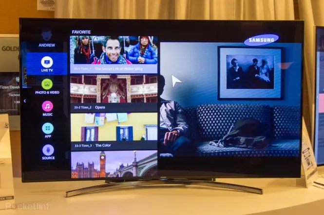 TV Samsung con Tizen en la Conferencia de Desarrolladores de Tizen del 2014