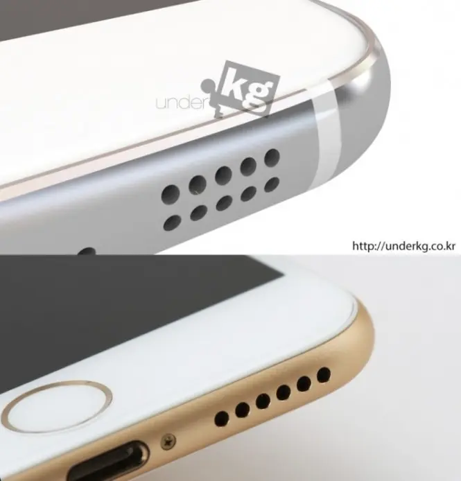 Comparación del supuesto Galaxy S6 con el iPhone 6