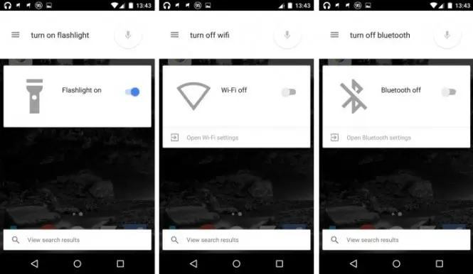 Google Now permite controlar la linterna, wifi o bluetooth por medio de voz