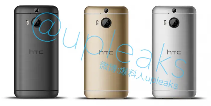 HTC One M9+ en sus 3 opciones de color