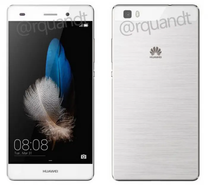 Huawei P8 Lite en blanco