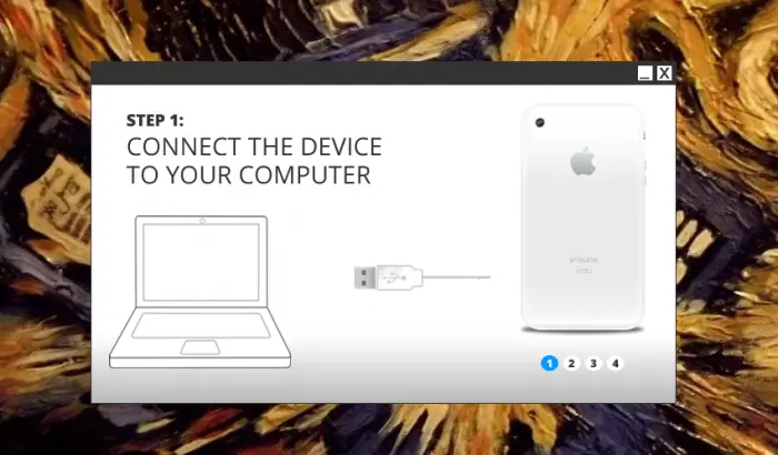 Recuerda conectar tu dispositivo antes de iniciar iOS Installer
