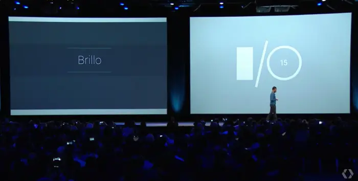 Presentación de Brillo durante el Google I/O 2015