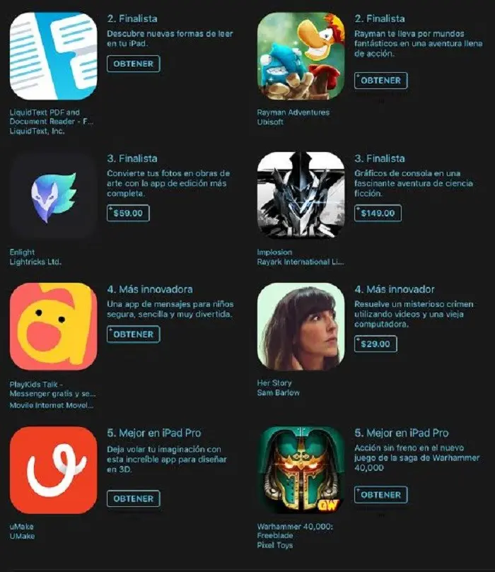 apps finalistas ios 2015
