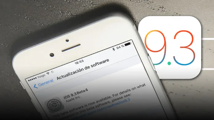 iOS-9.3 beta 4