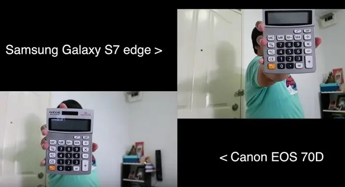 autoenfoque galay s7 vs canon EOS 70D