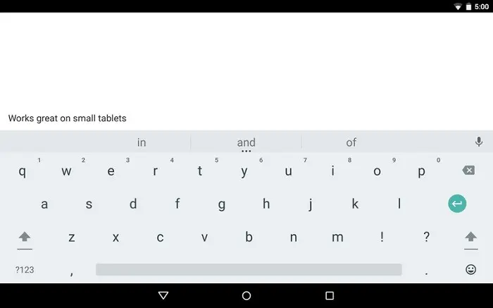 teclado google android