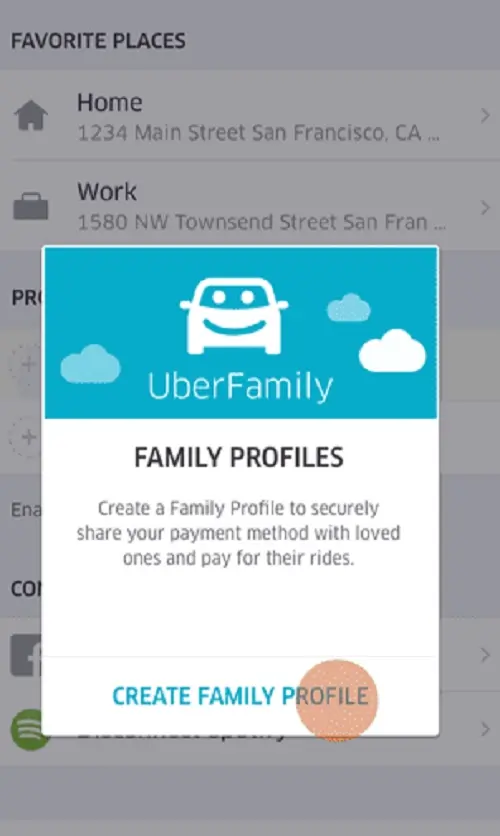 uber family profiles