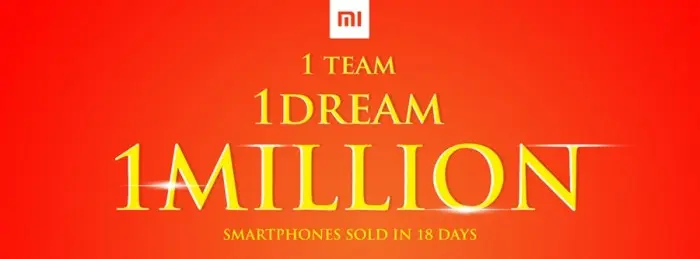 Xiaomi vende 1 millon de smartphones en India