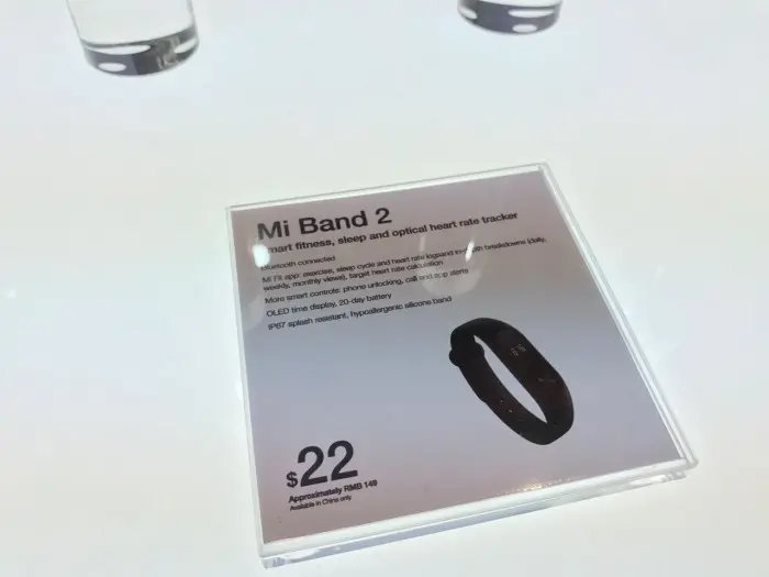 xiaomi booth ces17-miband2