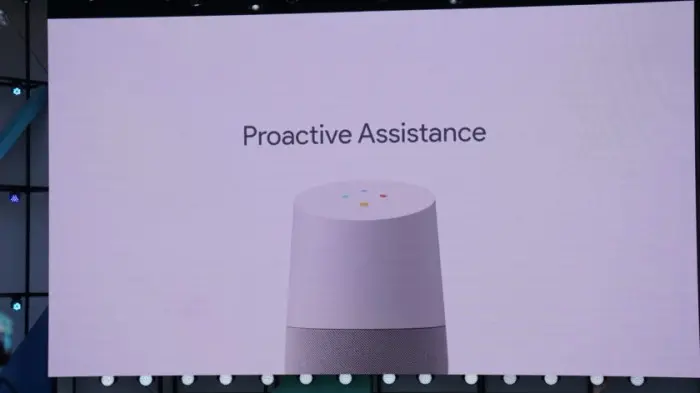 google home proactive assistance
