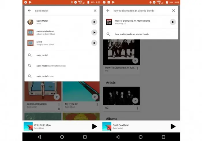 google play music app buscador reproductor