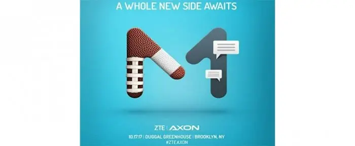 Invitación para el lanzamiento del ZTE Axon M