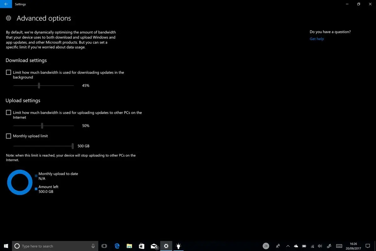 windows 10 fall creators update windows update