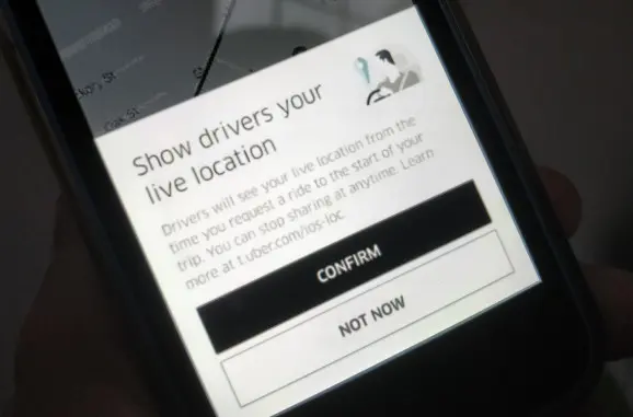 uber ubicacion en tiempo real