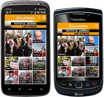 Al Jazeera lanza app para Android y Blackberry
