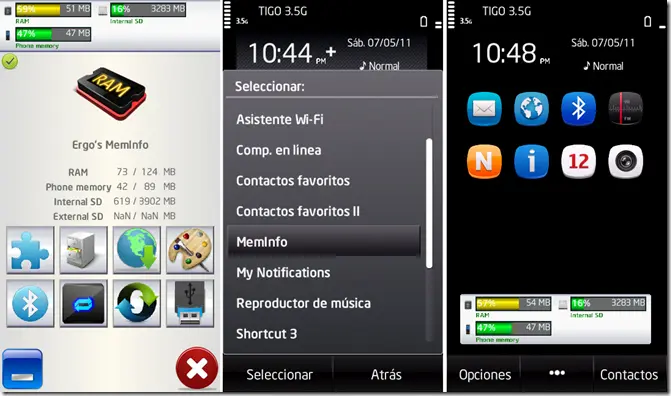 Widget de Google+ para Symbian