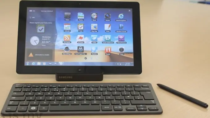 Samsung Series 7 Slate, tablet con Windows 7 #IFA2011