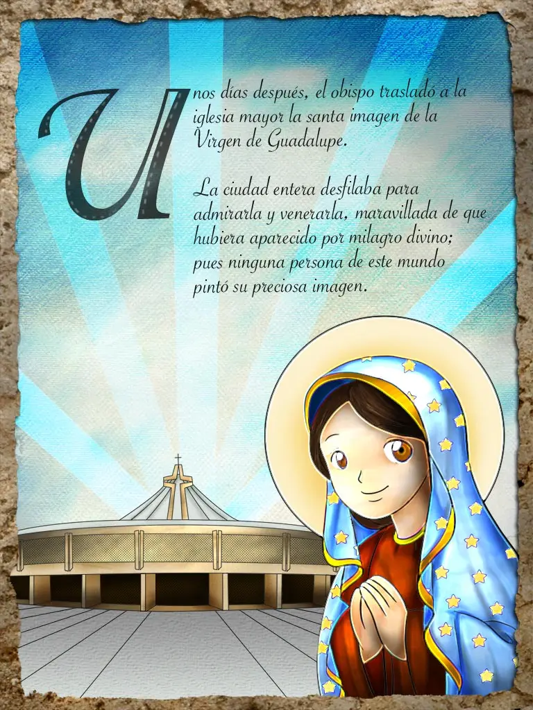 La Virgen de Guadalupe, versión interactiva para iPad