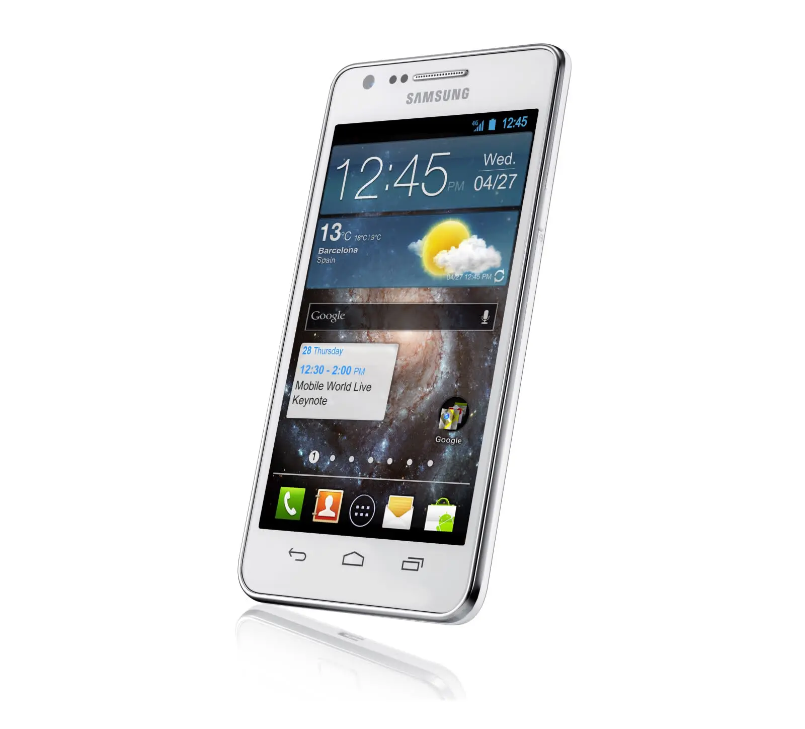 Samsung lanzaría versión del Galaxy S2+ (rumor)