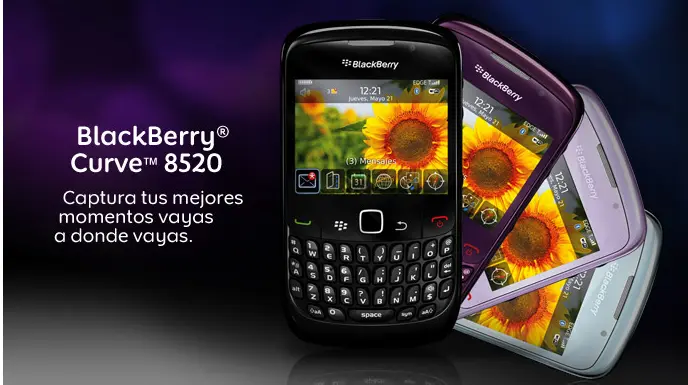 Blackberry Curve 8520 en promoción con Telcel