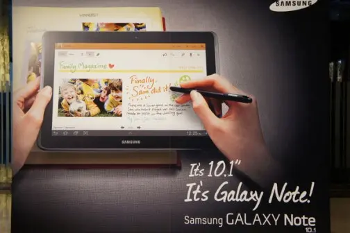 Samsung Galaxy Note 10.1 para Junio pero con 4 núcleos