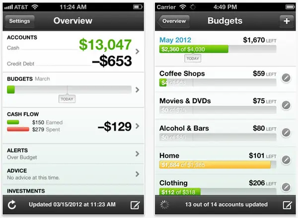 Lleva tus finanzas personales con Mint para iOS