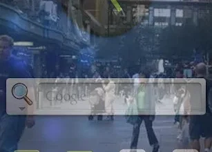 Pantalla Transparente para Android, camina por la calle sin caerte