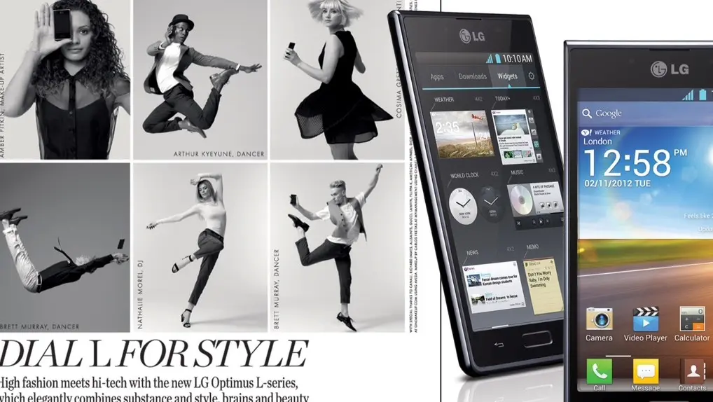 LG Optimus Style debuta en el mundo de la moda con Vanity Fair