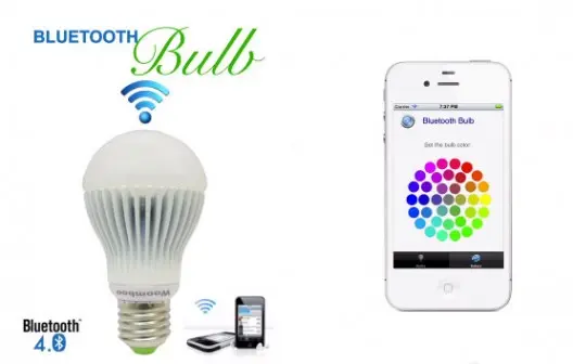 Bluetooth Bulb, El foco de iluminación ajustable desde el smartphone