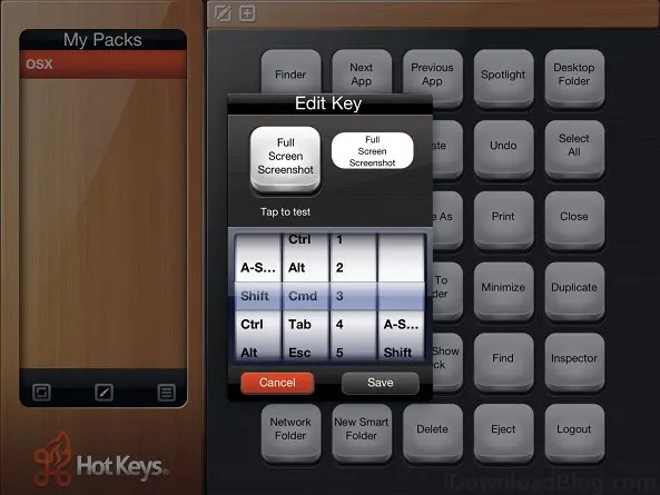 HotKeys: Convierte tu iPad en un panel de control para OS X