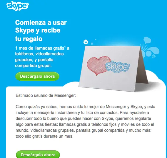 Características De Skype Pasionmovil 3000