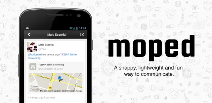 Moped, una forma sencilla y rápida para comunicarse