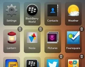 Crear carpetas de aplicaciones en BlackBerry 10