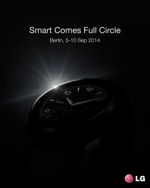 Surge la primer imagen promocional del LG G Watch R, el reloj completamente circular