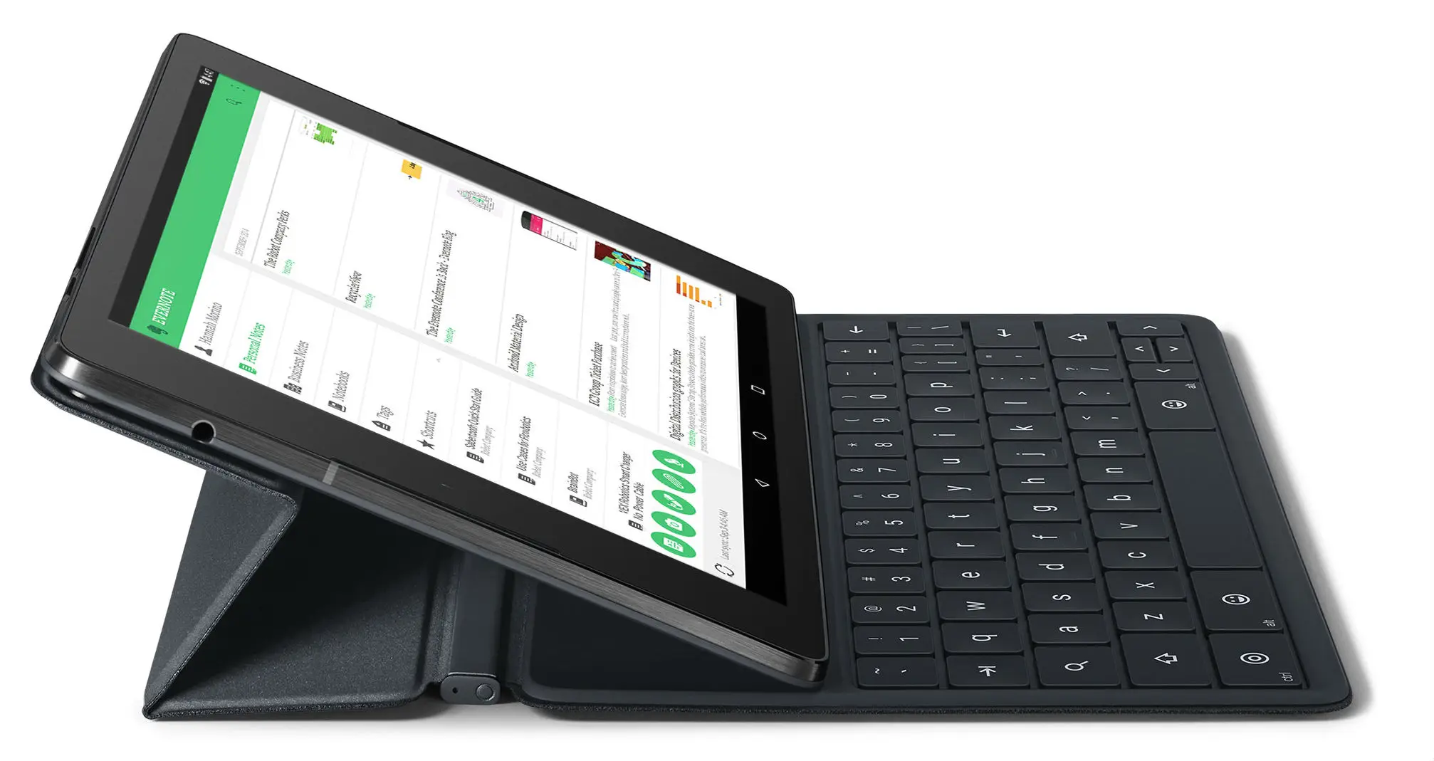 Este es la funda con teclado oficial de la Nexus 9