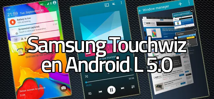 Touchwiz en Android L