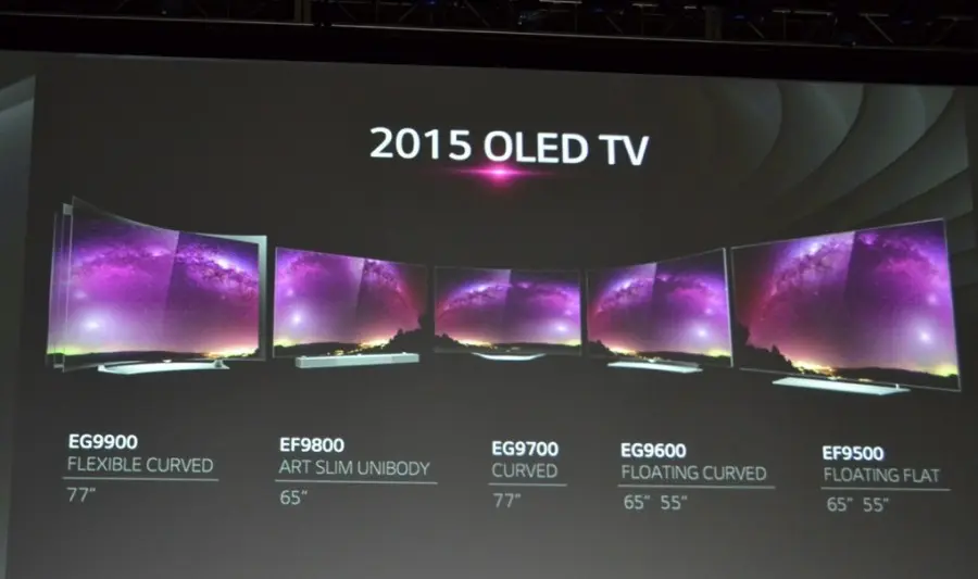 LG presenta sus nuevas pantallas OLED 4K #CES2015
