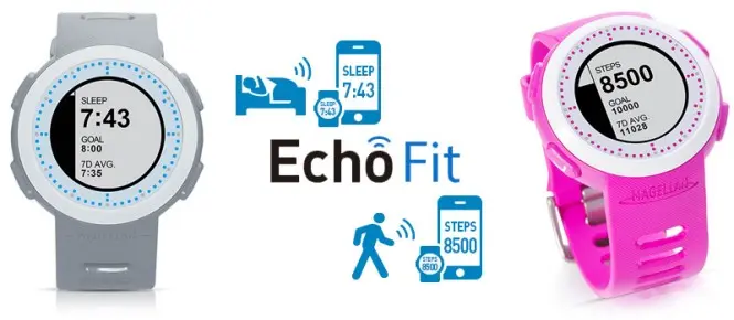 Magellan Echo Fit, el smartwatch con batería de seis meses #CES2015