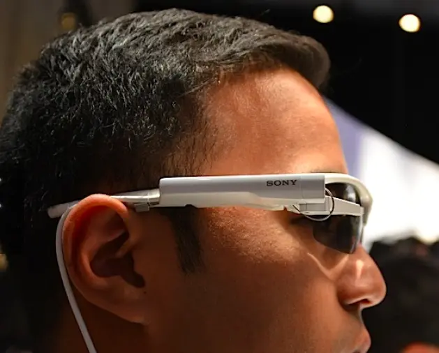 Sony SmartEyeglasses Attach #CES2015