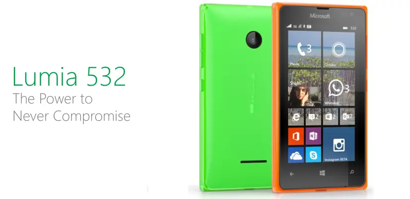 Microsoft Lumia 532 en pruebas con Telcel en México – ,799