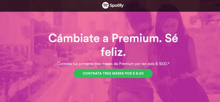 spotify 9 pesos