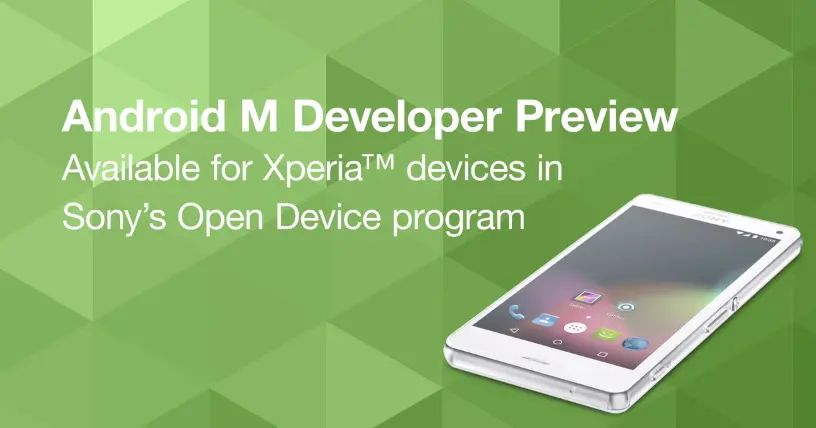Sony publica su versión de Android M Developer Preview