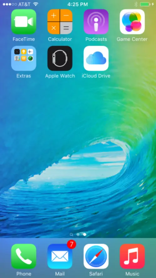 iCloud Drive escondido en iOS9