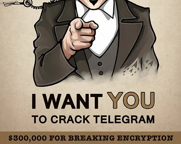 Recompensa por violar seguridad de Telegram