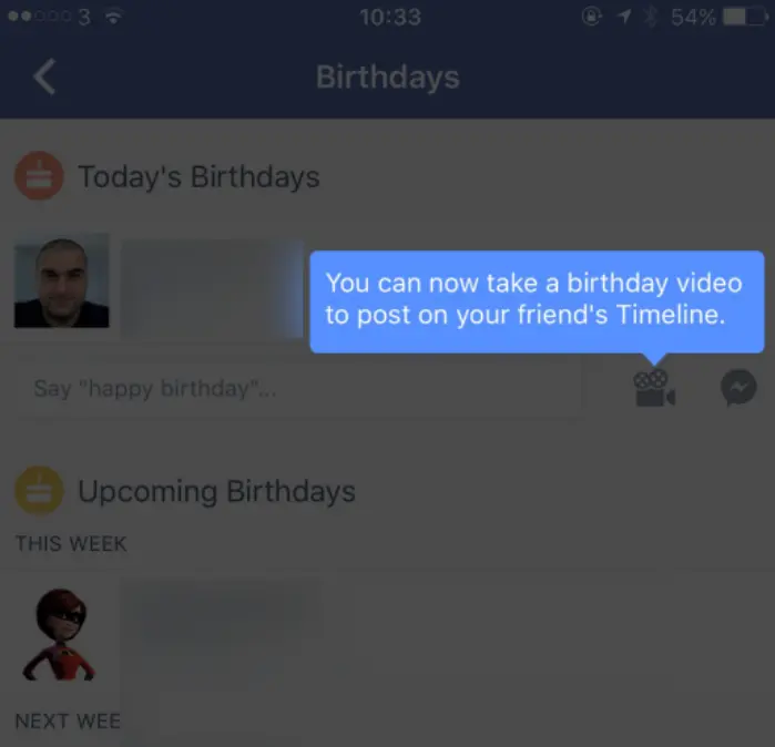 Facebook permite enviar felicitaciones en video